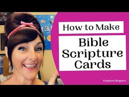 How to Make Scripture Cards