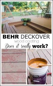 Behr Deckover Product Review Behr Deckover Deck Makeover Behr Deck Paint