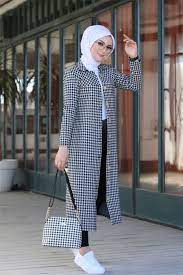 Tofisa Siyah Tesettur Dugmeli Tunik Muslim Fashion Outfits Hijab Fashion Hijab Fashion Inspiration