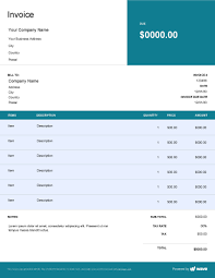 Freelance Writing Invoice Template Wave Invoicing