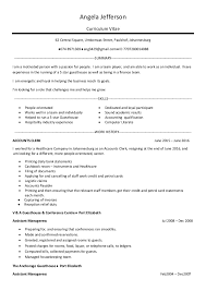 Accounting graduate and financial resume sample. Angela Jefferson Curriculum Vitae July 2016