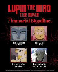 Presenting the English cast for LUPIN THE IIIRD: The Movie