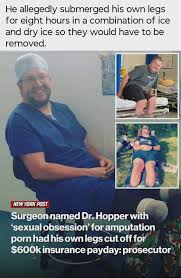 Surgeon with sexual obsession for amputation porn had his own legs cut off  : rBrandNewSentence