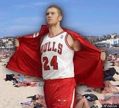 It's not unlike the bulls' joakim noah, who has an advantage on scalabrine of being taller. Hoopspeak Brian Scalabrine Is A Beach God Follow