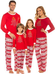 Gohope Matching Family Christmas Pajamas Boys Girls Christmas Tree Shape Toddler Kids Children Sleepwear Baby Clothes Pyjamas Mom M Walmart Canada