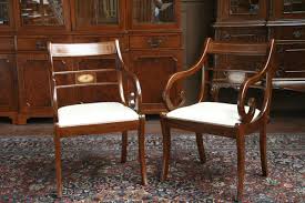 Phyfe was heavily influenced by hepplewhite and his influence is easily seen. Duncan Phyfe Dining Chairs Duncan Phyfe Dining Room Chairs Pair Of Arms
