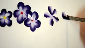 Maybe you would like to learn more about one of these? Paint Easy 5 Petal Flowers Youtube