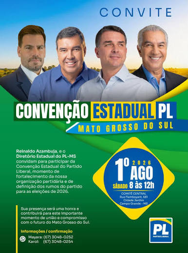 No próximo sábado dia 01 de Agosto acontece a nossa convenção partidária que irá homologar a candidatura a reeleição do nosso Governador @eduardoriedel, quero convidar a todos os amigos para participar desse