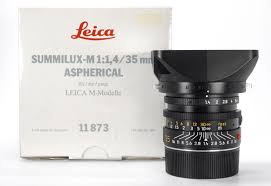 Leica Summilux M 35mm F 1 4 Double Aspherical Aa Lens Listed On Ebay With A Starting Price Of 1 Leica Rumors Leica Lens Ebay