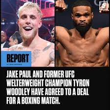 All the details for the upcoming boxing fight between jake paul and tyron. Thescore On Twitter Jake Paul Vs Tyron Woodley Is Apparently In The Works