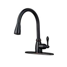 Glacier Bay Contemporary Single Handle Pull Down Sprayer Kitchen Faucet With Soap Dispenser In Mediterranean Bronze 65710n B8427h2 The Home Depot Kitchen Faucet Bronze Kitchen Faucet Single Handle Kitchen Faucet