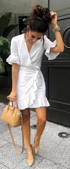 Little White Dresses For Every Occasion This Summer Chic Outfits Spring Trendy Spring Outfits Casual Chic Spring