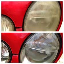 May Days Tip Dingy Yellow Headlights How To Clean Headlights Cleaning Headlights On Car Foggy Headlights