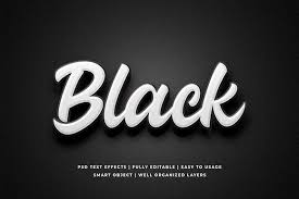 This bundle is the perfect option for social media managers, bloggers, or business promotions. White Black 3d Text Effect Mockup Graphic By Syifa5610 Creative Fabrica