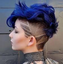If you resonate with purple or blue, this is the shaved sides also look amazing with locs. 8 Trendy 2 Tone Hairstyles With Bright Colors Hairstyles Weekly