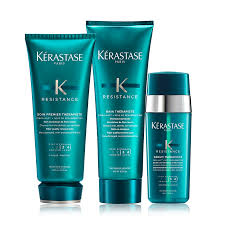Combined with weakened hair that is highly porous, applying any colour over the top can become risky. Therapiste 3 Piece Hair Care Set For Damaged Hair Kerastase