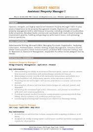 Typically, an assistant property manager is responsible for overseeing administrative tasks, helping to maintain building upkeep, and ensuring ongoing communication with property tenants. Assistant Property Manager Resume Samples Qwikresume