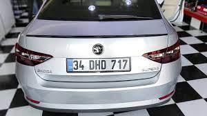 netron tuning garage netrontuninggarage instagram hesabina bir fotograf ekledi skoda superb araca ozel pianoblack spoiler superb camurluk logo