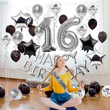 We did not find results for: 16th Birthday Decorations Supplies Silver Sweet Silver 16 Birthday Party Number 16 Balloon Happy Birthday Banner Cake Topper Latex Confetti Balloon Star Balloon Sash For Boy Girl 16 Years Old Pricepulse