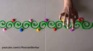 Easy Simple Rangoli Border Designs For Diwali Diwali rangoli design easy and simple beautiful: simple rangoli border designs for diwali
