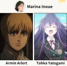 Levi's voice is really good !! Yuki Kaji Eren Yeager Vận Tốc Âm Thanh Sonic  Yui Ishikawa 国品 Mikasa Ackerman Chiyu hiyuHaebara Haebara Marina Inoue  Armin ArminAarlertTohkaYatogami ArminArlert Arlert Tohka Yatogami Hiroshi