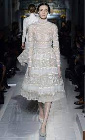 Designer apparel, men's & women's shoes, handbags & accessories Brautkleid Weiss Silber Valentino Kleider Brautkleid Lange Armel Couture
