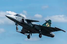 The gripen multirole fighter aircraft, developed by saab, was first flown in december 1988 and entered operational service with the swedish air force in 1997. Brazil S First Gripen E Takes To The Skies Video
