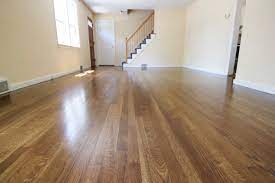 White Oak Hardwood Flooring Stained With Bona Medium Brown Dri Fast Stain Top Coated Refinishing Hardwood Floors Hardwood Floors White Oak Hardwood Floors