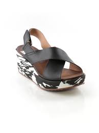 Black And White Wedges Sandals Women Clarks Stasha Hale Black White Wedge Sandal Shoe Size 7 37 5 Wide W Platformswedges Casual White Wedge Sandals Black And White Sandals Shoes