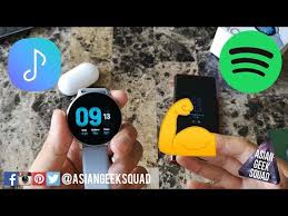 Galaxy Watch Active 2 Gym Mode Offline Music Spotify Samsung Youtube