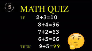 Well, what do you know? Latest Maths Quiz Questions With Answers Quiz Questions And Answers