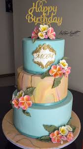 Tropical Elegance Tropical Theme Cake With Gumpaste Frangipani Flowers Themed Cakes Cake Design Cake