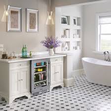 How about a way to make your small bathroom seem bigger? Small Bathroom Color Schemes Houzz