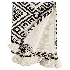 Black And White Blanket Amazon Amazon Com Rivet High Contrast Global Geometric 100 Cotton Throw Blanket Home Kitchen Cotton Throw Blanket Throw Blanket Geometric Blanket