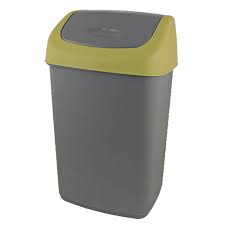 Wie sie die bodenfläche maximieren können, welche elemente im badezimmer ausser auf den grundlegenden dingen (waschbecken, wc, dusche). Mulleimer Badezimmer Recycelt Anthrazit Gelb Waschbar