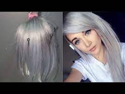 كيف تتخلصي من النحاسي الى الرمادي كالمحترفين مع راضية كولوريست youtube silver hair color hair color transformation silver hair