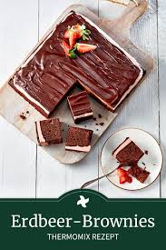 Rezept Brownies Brunch Ideen Thermomix Rezept Mit Erdbeeren Backen Rezepte Thermomix Rezepte Erdbeerlimonade Backrezepte