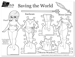 Here are several sets of disney princess paper dolls. Cut Out This Super Cute Superhero Paper Doll With Pearl Laptrinhx News