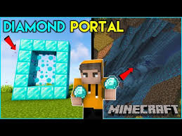 Diamonds are one of the most valuable metals in minecraft. I Made A Portal To Get Infinite Diamonds Minecra
