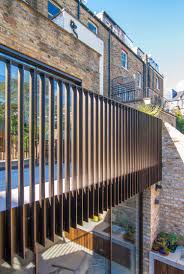 Balustrade Metal Glazed Doors Brickwalls Exterior Balcony London Tufnell Park Balcony Railing Design Exterior Handrail Balcony Railing