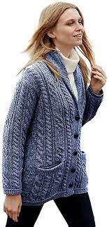 Check spelling or type a new query. Merino Wool Cable Knit Irish Shawl Cardigan Sweater For Women Made In Ireland At Amazon Women S Clothing Store