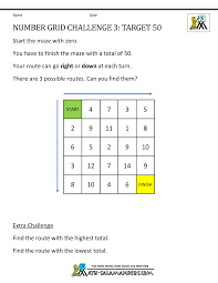 Relate to stories & solve away. Math Puzzle Worksheets 3rd Grade Maths Puzzles Number Grid Free Math