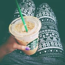 Leggings And Starbucks 3 Peche Favim