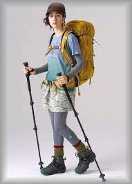 山ガールのhappy山ライフ 四角友里さんコラボ marmotの可愛い新作 ハイキング 服装 アウトドア ファッション レディース アウトドア服