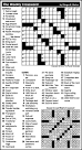 Newspaper crosswords