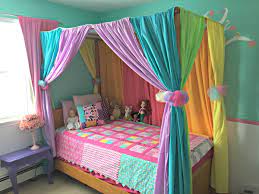 Type kids canopy bed can choose according to your preferences that want in. Roy G Biv Roy G Biv I Kept Murmuring To Myself As I Stacked And Examined Different Bolts Roy Gee Canopy Bed Diy Girls Bed Canopy Little Girl Canopy Bed