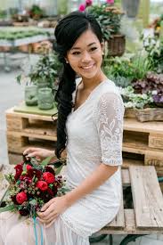 Blumige Herbstpracht Rote Hochzeit Hochzeitsfarben Braut