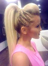 These kids' hairstyles can come together with just a bit of effort. Glamorous Rockstar Hairstyles Pretty Braided Hairstyles Hair Styles Cheer Hair