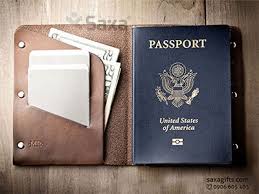 ví da đựng passport