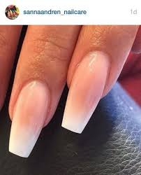 The ballerina or coffin nail shape takes its name from the humble ballerina shoe… or coffin! 65 Ideas Nails French Ballerina Hairstyles Ballerina Nails Shape Ballerina Nails French Tip Nails